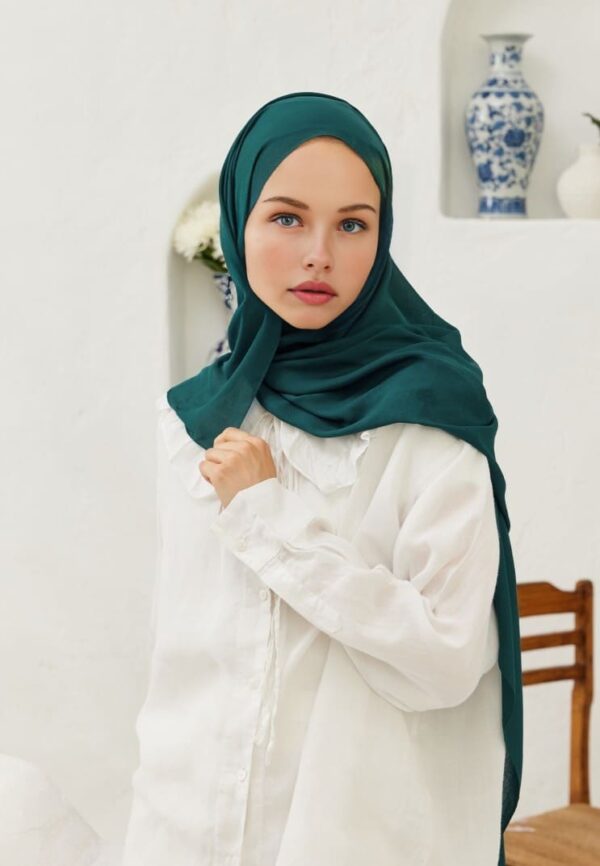 Rami Pamuk Şal 741074 -Zümrüt