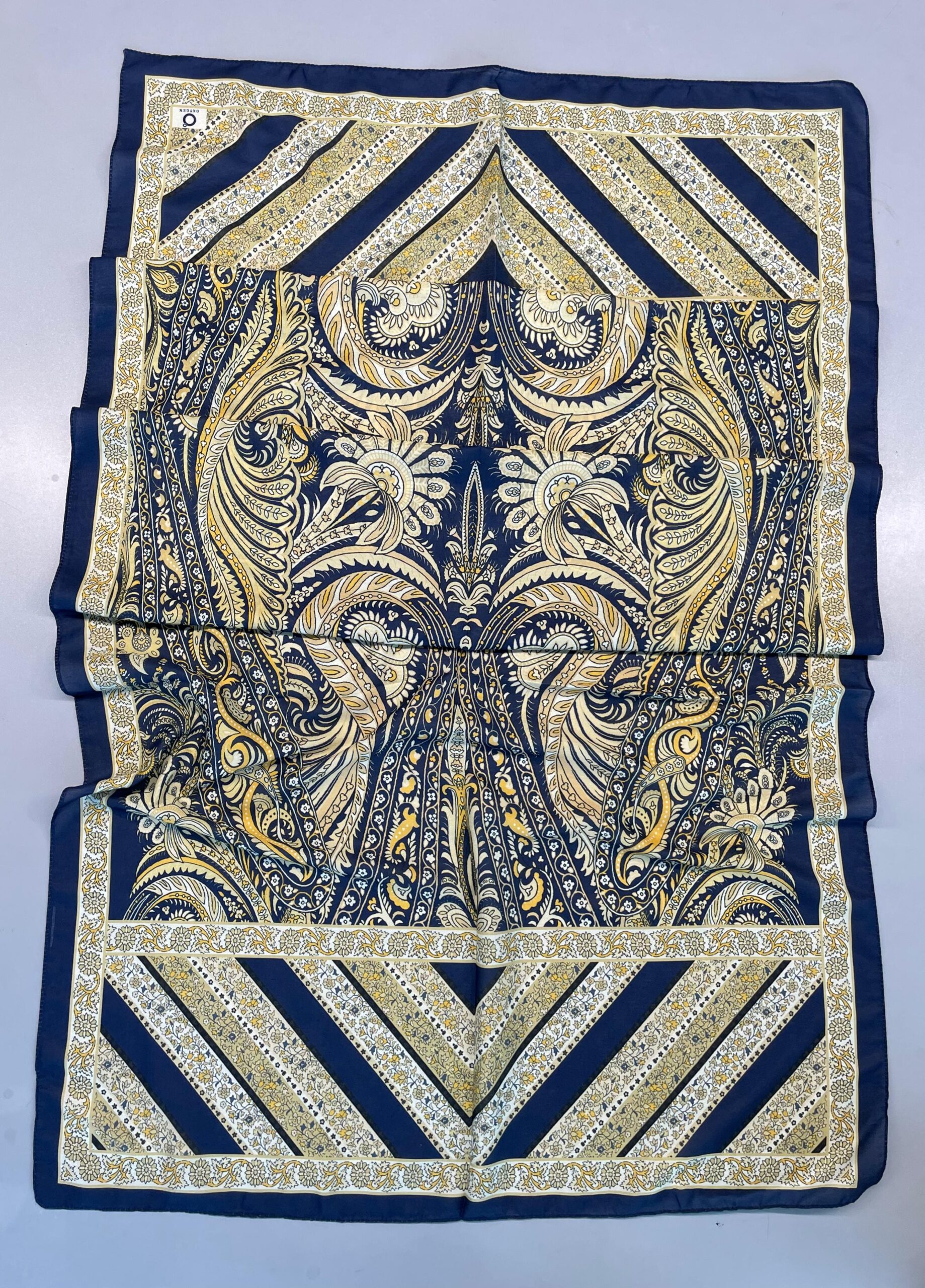 Etro Desen New Pamuk Soft Şal 23012-Gold