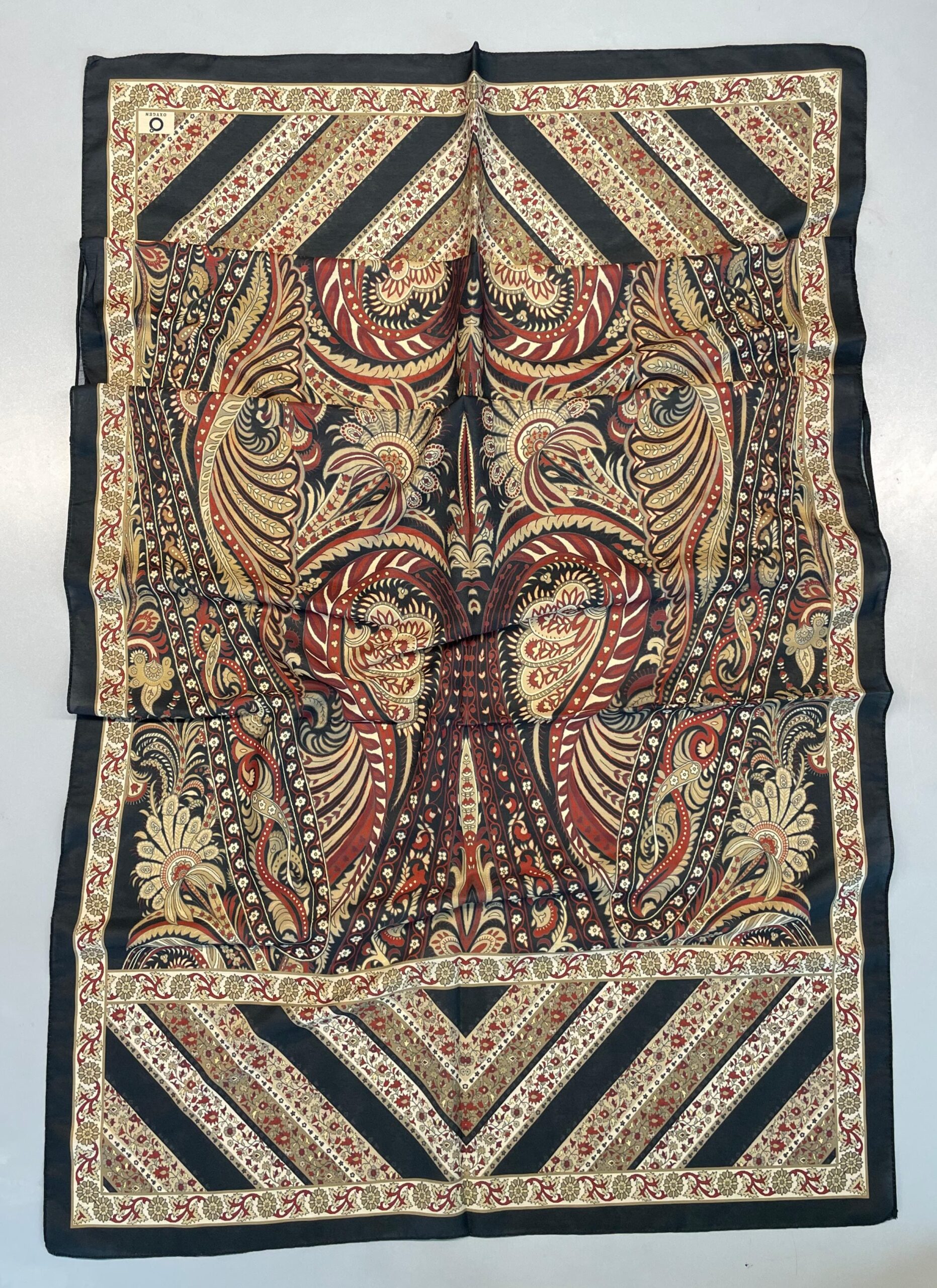 Etro Desen New Pamuk Soft Şal 23012 - Vişne