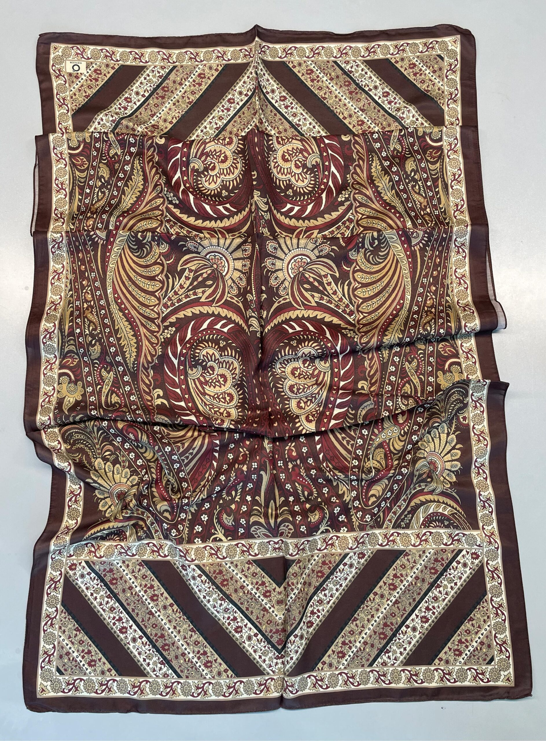 Etro Desen New Pamuk Soft Şal 23012-Acıkahve