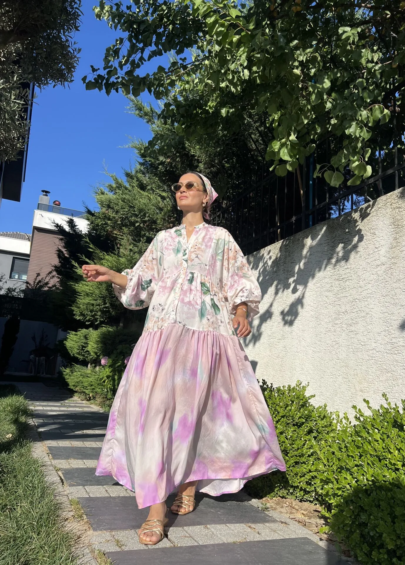 Azur Elbise -1227- Lila