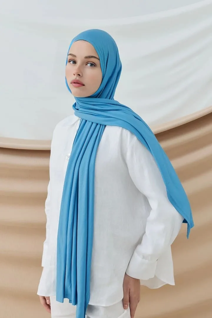 Penye Şal Hijap Modeli - Okyanus