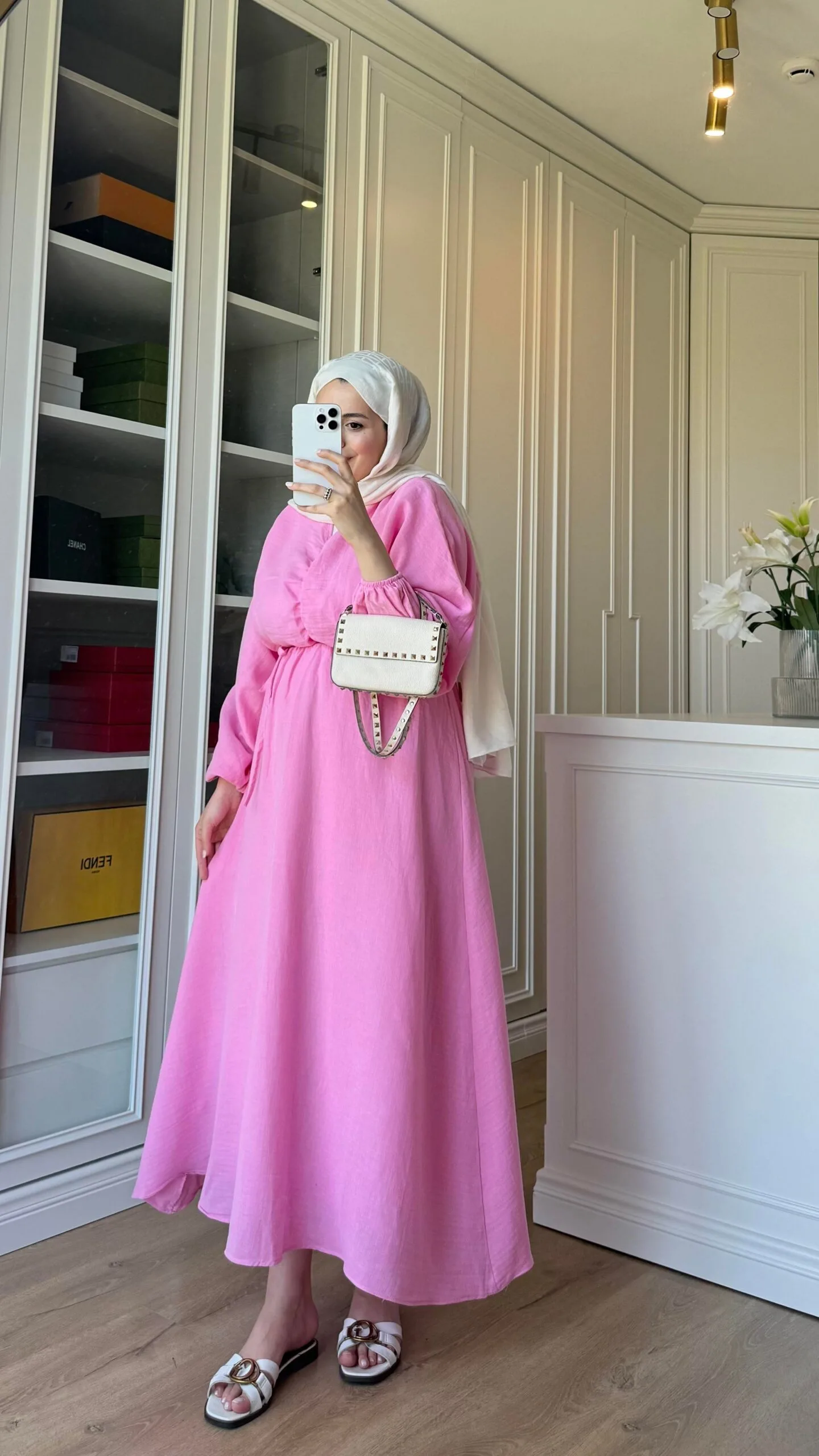 Perla Elbise  L100200 - Pembe