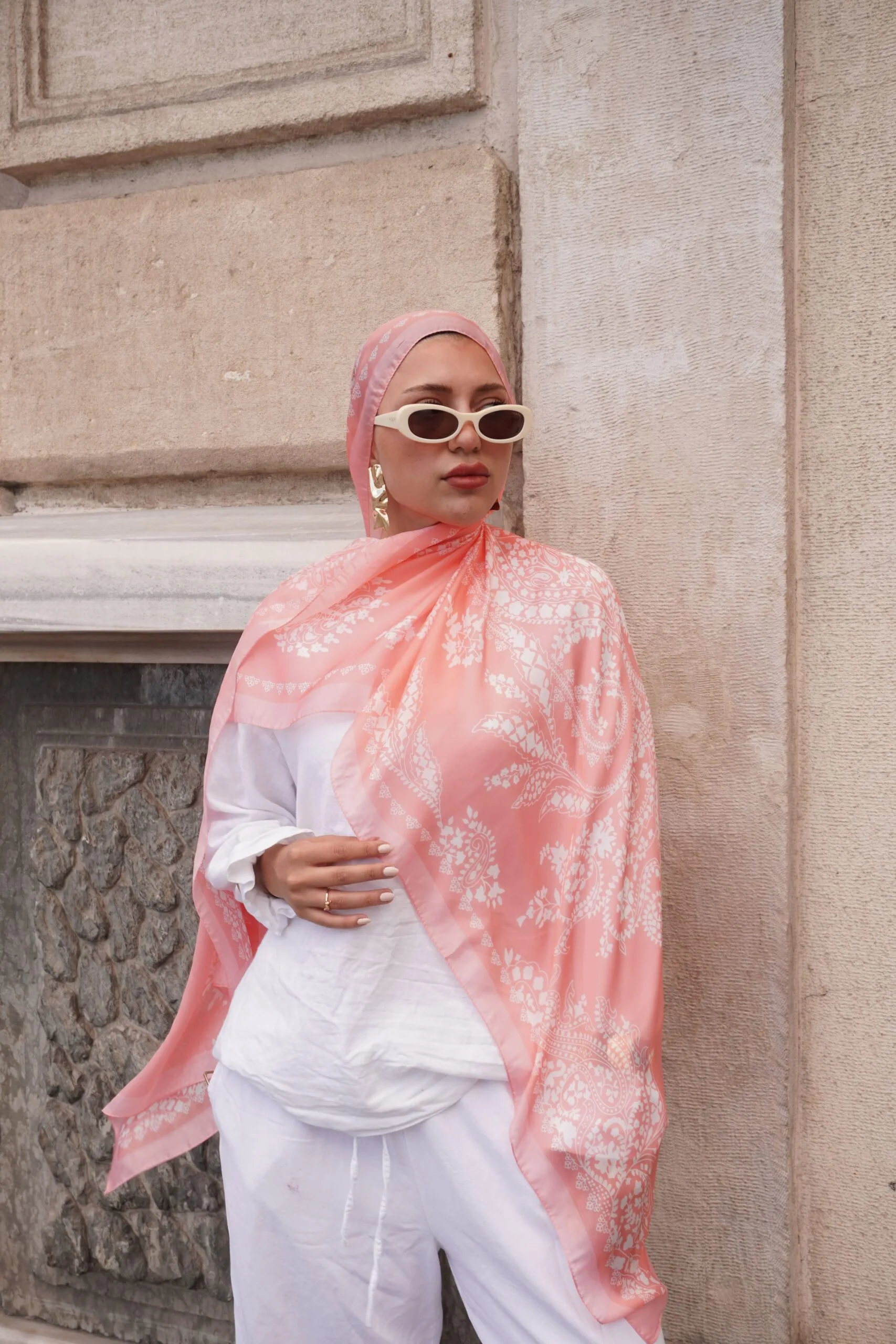 Havai Şal Serisi- 469-001- V-13- Kavun İçi