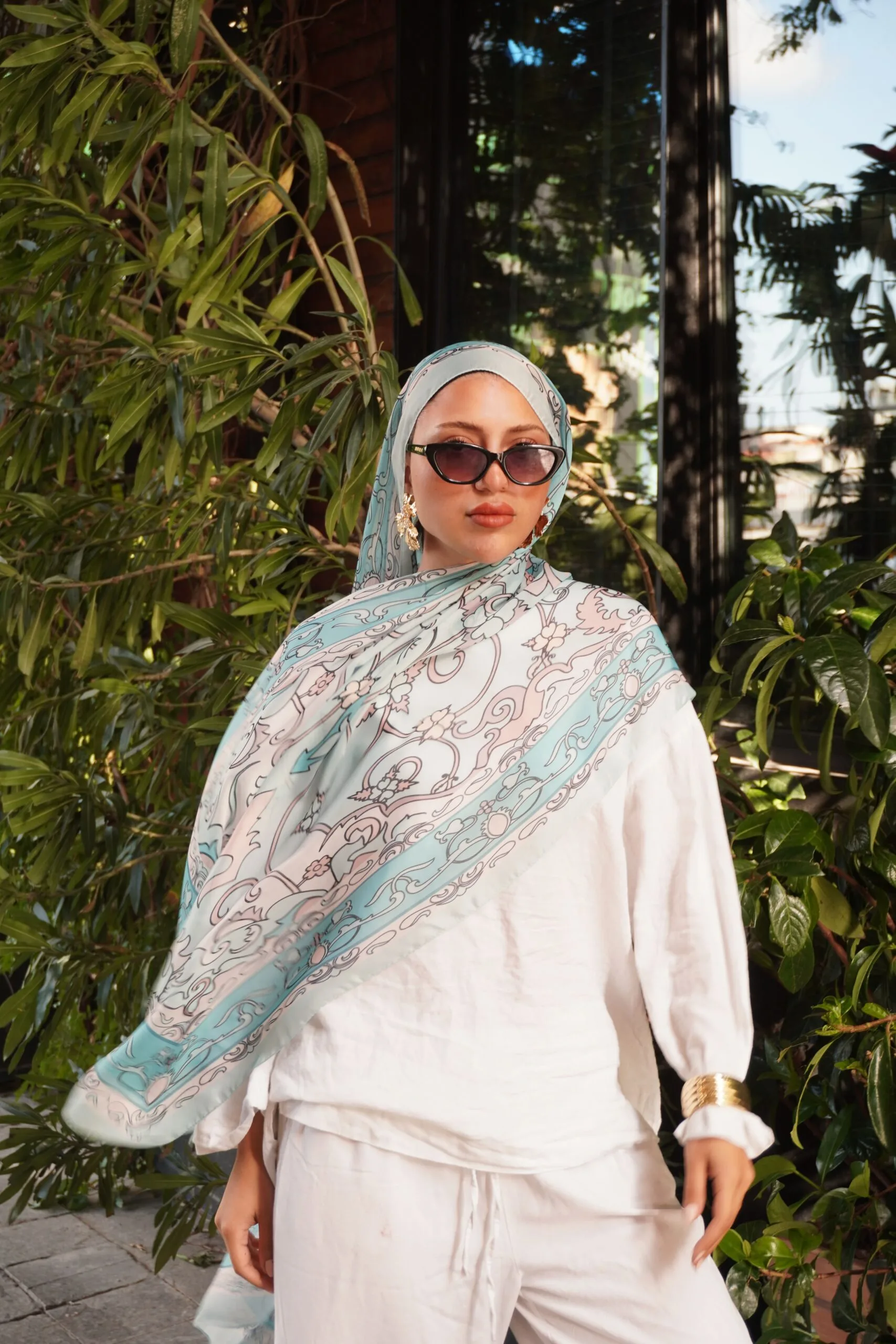 Zerefşan Şal Serisi- 469-003- V-7 - Turkuaz