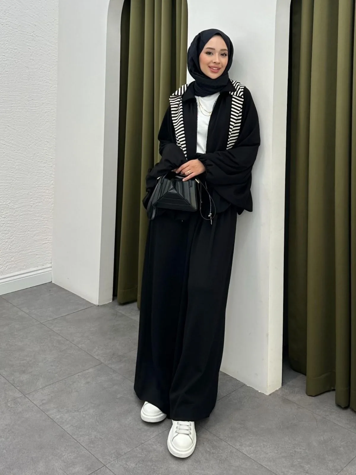 Premium Oysho Saoris İkili Takım TK100257 - Siyah