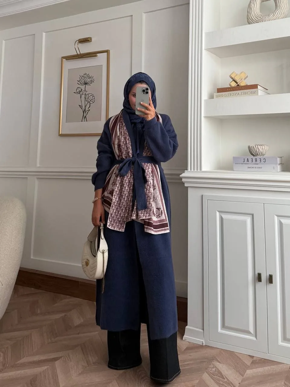 Angora Triko Hırka  HRK100263 -  Lacivert