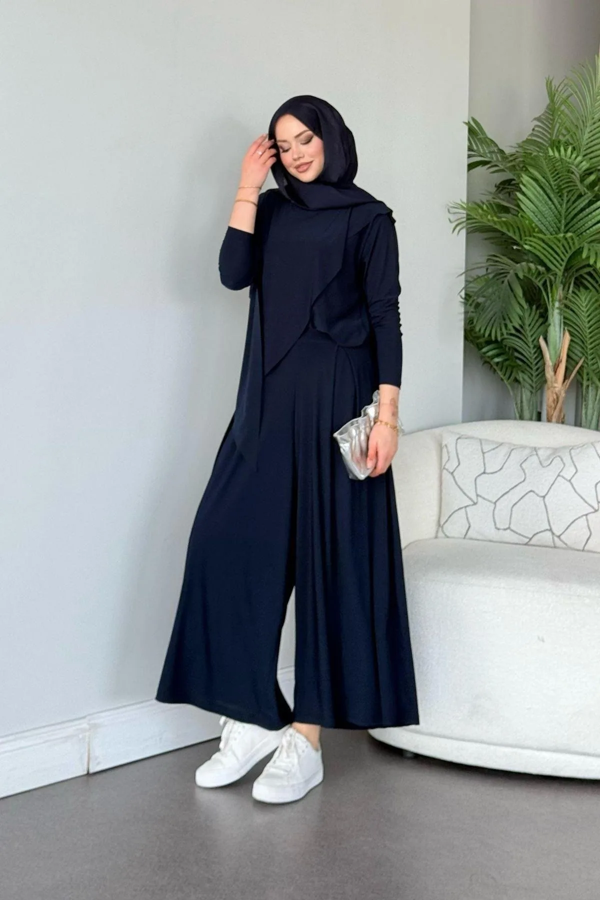 Pinterest Premium Oysho İkili Takım TK100241 - Lacivert