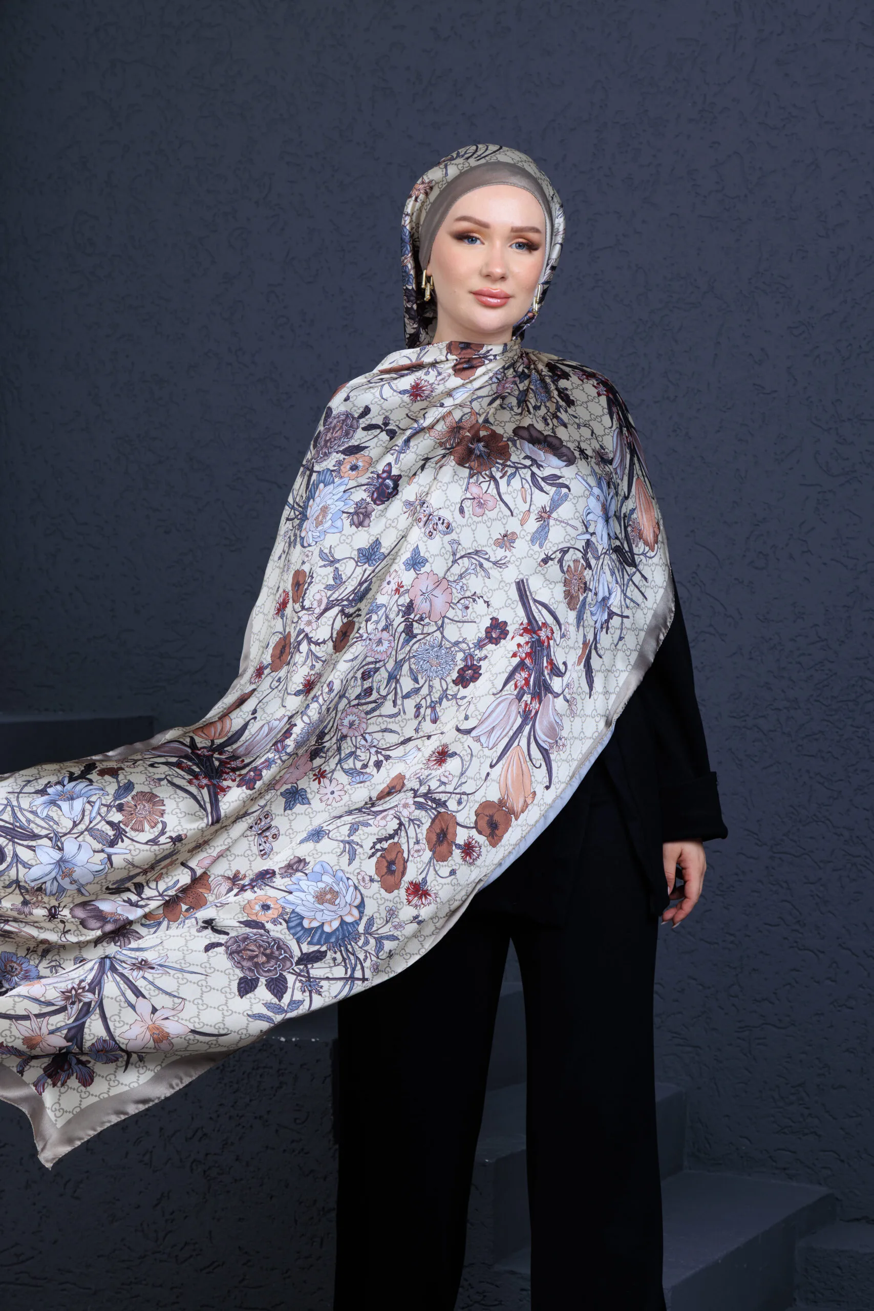 İthal Çifttaraflı vual ipek  23561 - krem