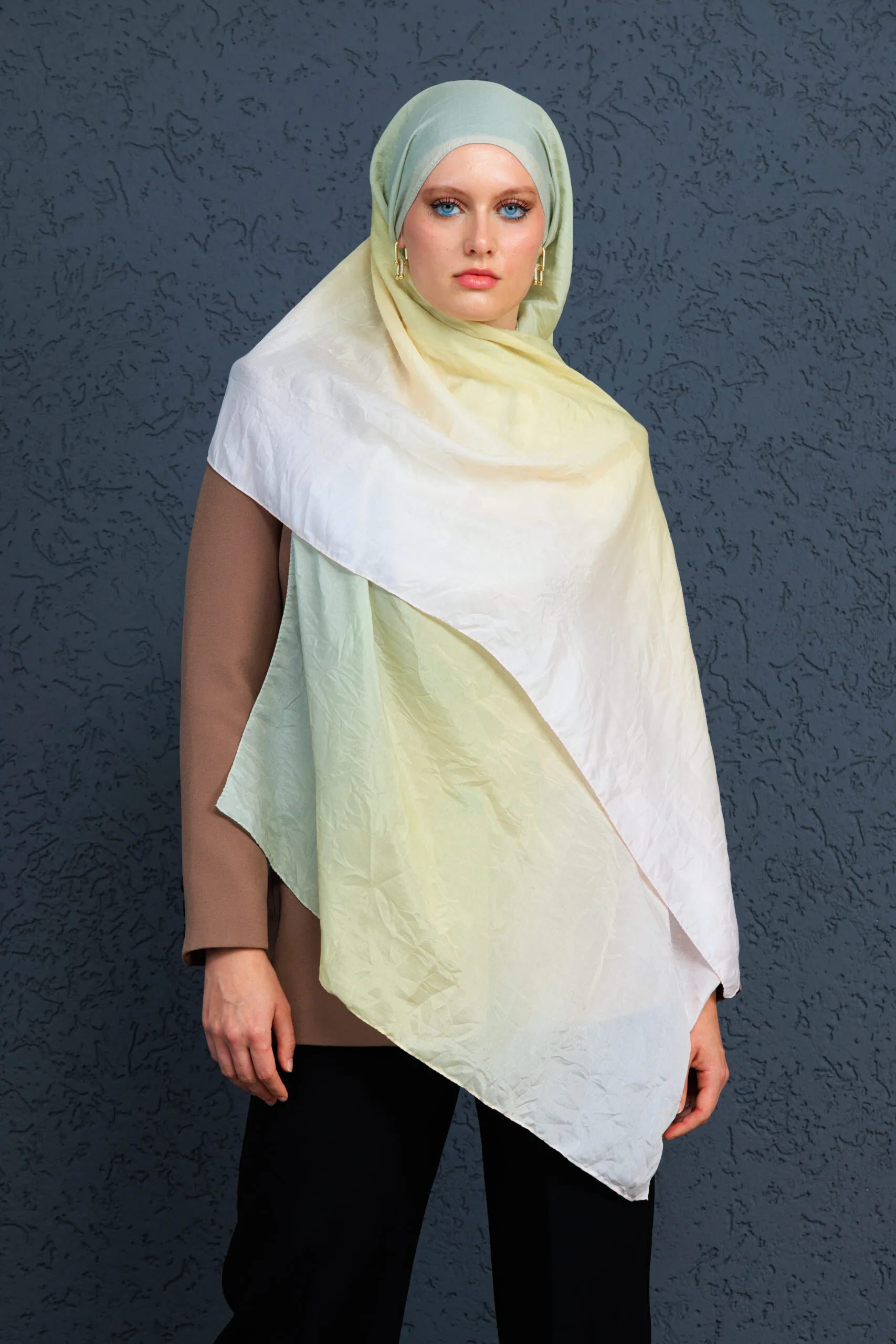 Lotus Şal Serisi- Z-2240 - V-16  - Kavun İçi