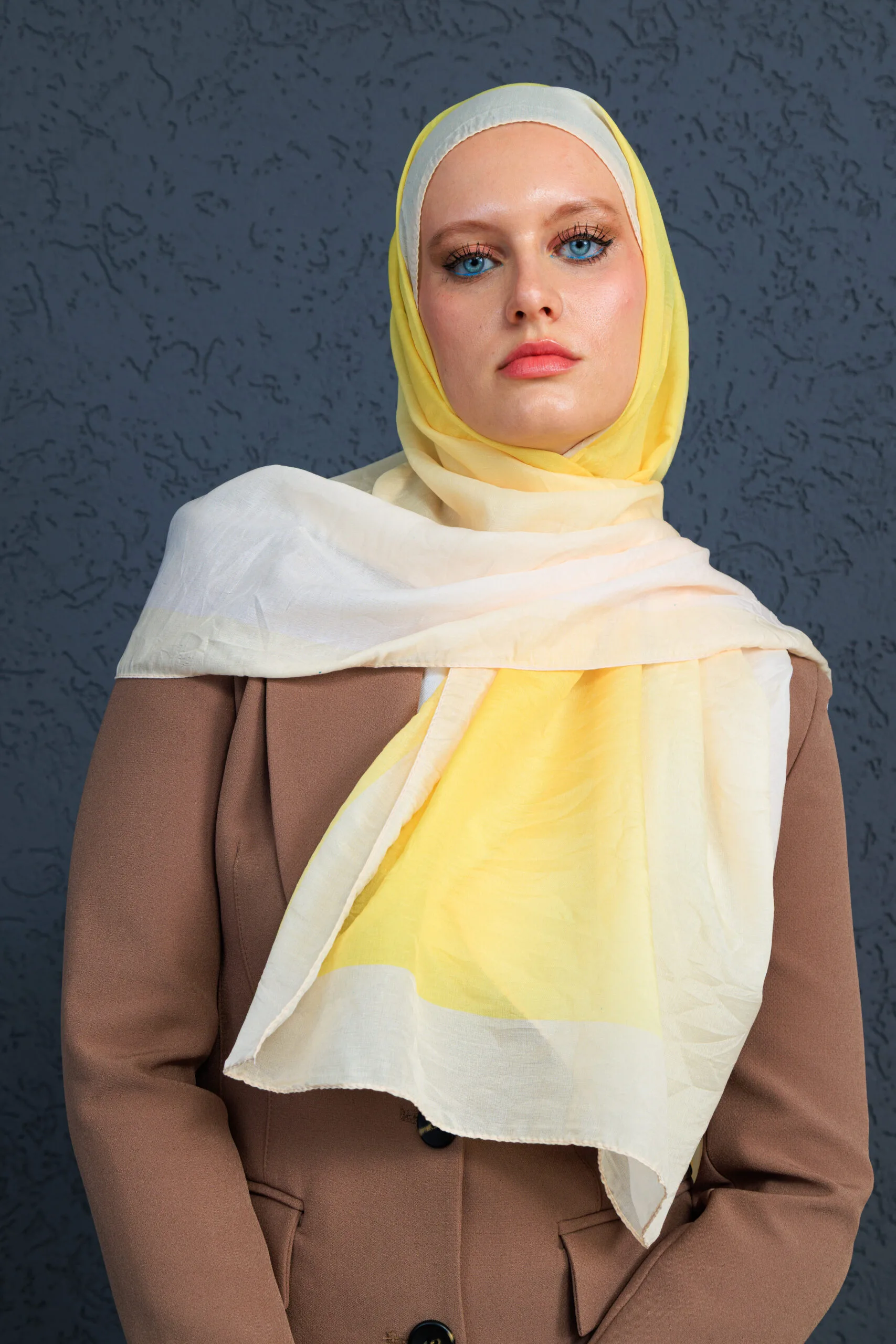 Lotus Şal Serisi- Z-2240 - V-2  - Ayçiçeği