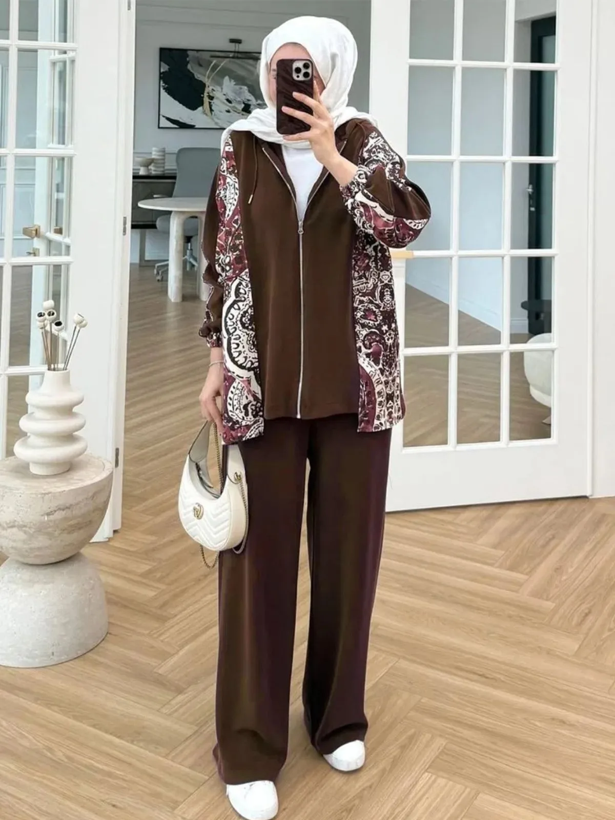 Premium Aspera  Oysho İkili Takım TK100250  - Kahve