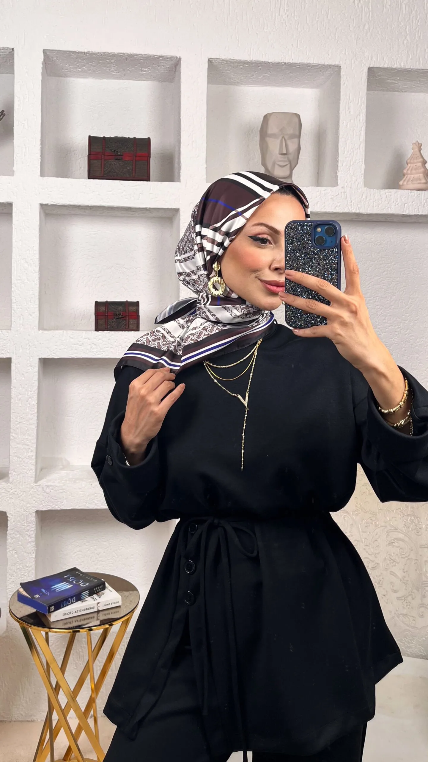 Burberry Vual İpek Eşarp-6203162-Acıkahve