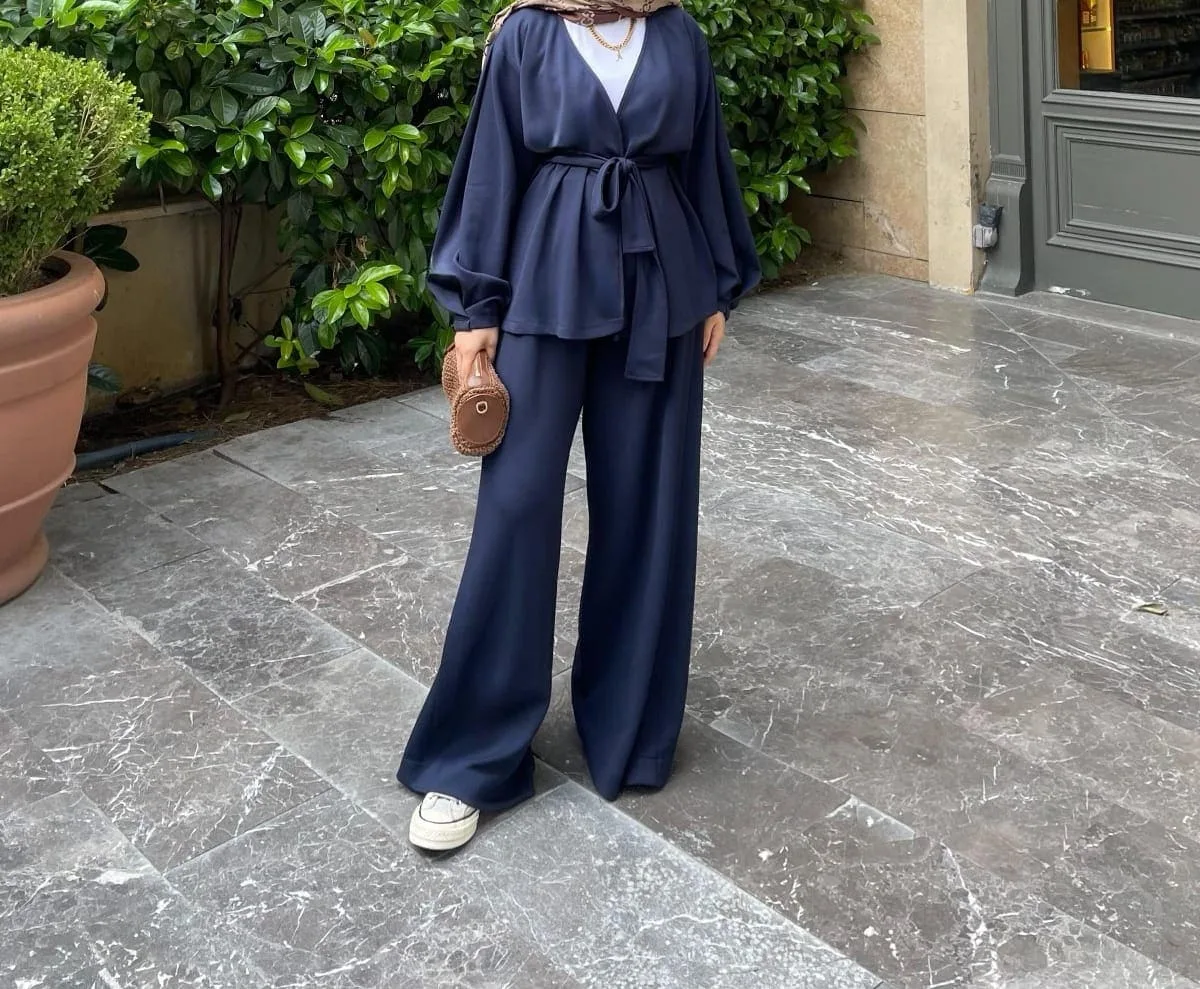 Leila Oysho İkili Takım TKM100282 – Lacivert