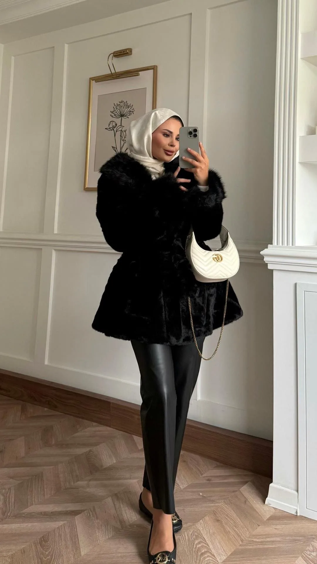 Orijinal Alpaka Kürk DŞ100280 - Siyah